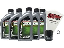 Genuine 2008-2022 Kawasaki Concours 14 GTR 1400 Full Synthetic Oil Change Kit picture