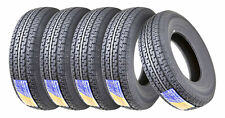 5 ST225/75R15 Trailer Tires 225 75 15 Free Country Radial 10PR LRE w/Scuff Guard picture