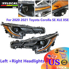 For 2020 2021 Toyota Corolla SE XLE Pair Left +Right Headlights Assembly LED  picture