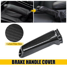 Front Handbrake Brake Handle Cover Carbon Fiber Look For BMW E46 E60 E90 E92 EOA picture