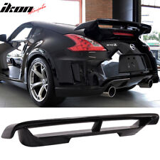 Fits 09-21 Nissan 370Z Z34 N Style ABS Trunk Spoiler Painted #G41 Black Metallic picture
