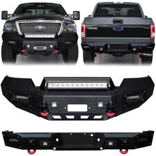 For 2006-2008 Ford F150 Steel Front or Rear Bumper with D-Rings & LED Lights picture