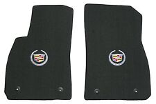 Lloyd CLASSIC LOOP Ebony FRONT FLOOR MATS with logos 2013 to 2016 Cadillac XTS picture