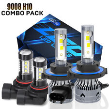 For 2005-2014 Ford F150 F250 F350 Combo LED Headlight High Low + Fog light bulbs picture