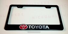 3D Toyota Camry Stainless Steel Black Finished License Plate Frame picture