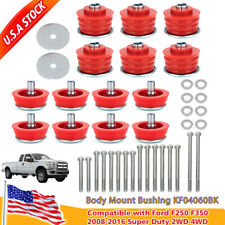 Body Cab Mount Bushing Kit for Ford F250 F350 Super Duty 2008-16 2/4WD KF04060BK picture