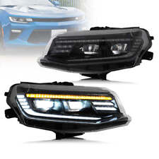 For 2016-2018 Chevrolet Camaro LT SS RS ZL LS LED Projector Headlights w/DRL set picture