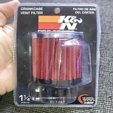K&N Rubber Base Chrome Top Push-In Crankcase Vent Filter 62-1490 621490 Sealed picture
