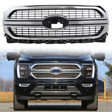 NEW Chrome Upper Front Grille Grill Fit For 2021 2022 Ford F-150 F150 1PCS picture