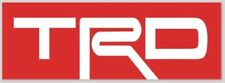 TRD TOYOTA RACING DEVELOPMENT VINYL STICKER DECAL JDM SUPRA CELICA FRS GT86 TACO picture