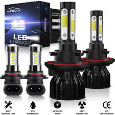 For 2004-2014 Ford F-150 6000K LED Headlight Hi/Lo + Fog Light Bulbs Combo A+ picture