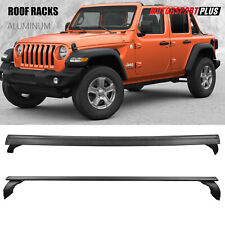 2PCS Roof Rack Cross Bars Package Carrier For 2007-2021 Jeep Wrangler JK picture
