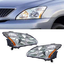 1 Pair HID+Halogen Headlights Headlamps For 2004-2009 Lexus RX330 RX350 RX400h  picture