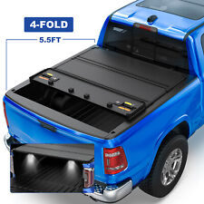 5.5/5.6FT 4-Fold Truck Bed Hard Solid Tonneau Cover For 2004-2015 Nissan Titan picture