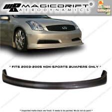 For 03 04 05 Infiniti G35 Coupe 2DR N1 Style Front Bumper Splitter Lip Poly picture