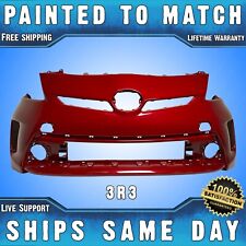 NEW Painted *3R3 Barcelona Red* Front Bumper Cover for 2012-2015 Toyota Prius picture