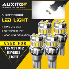 4X AUXITO 921 912 T15 LED Reverse Backup Light Bulb 2400LM 6500K Super Bright 2F picture