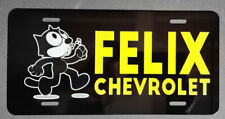  Felix The Cat License Aluminum Plate Insert Lowrider Chevy Truck Car black picture