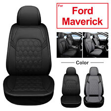 Microfiber Leather Car 2/5Seats Covers Cushion Pad For Ford Maverick 2022 2023 picture