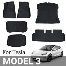 3D Floor MatsCargo Liner for 2020-2023 Tesla Model 3 All Weather Protection 6pcs picture