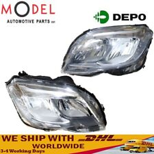 DEPO HEADLIGHT STATIC LED RIGHT & LEFT USA CONVORT --2128201839 / 2128201739 picture