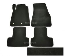 FIT FOR 2005-2014 FORD MUSTANG & COBRA BLACK NYLON CARPET FLOOR MATS 4 PIECES picture
