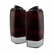 Xtune For Jeep Cherokee 1997-2001 Tail Lights Pair Red Smoked ALT-JH-JC97-OE-RSM picture