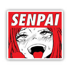 Waifu Senpai Sticker Decal - Weatherproof - anime sexy japanese japan picture