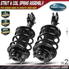 2x Front Complete Strut Coil Spring Assembly for Dodge Neon Plymouth 1995-1999 picture