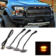 3pcs LED Amber Grille Lighting Kit Universal Truck SUV for Ford SVT Raptor Style picture