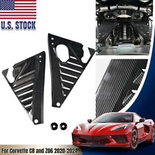 Carbon Fiber Engine Bay Panel Cover Guard For Corvette C8 Z51 Z06 E-Ray 2020-24 picture