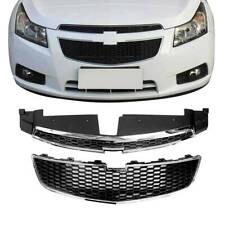 For CHEVY CRUZE 2011-2014 Front Bumper Upper & Lower Grille PAIR SET of 2 PCS US picture
