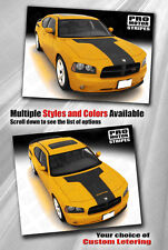 Dodge Charger 2006-2010 Hood Accent T-Stripe Graphic Decal (Choose Color) picture