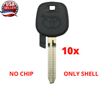 Toyota Key Shell Uncut Blade Non Chip Tr47 Compatible for Toyota (10 Pack) picture