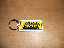 1969 1970 FORD MUSTANG BOSS 302 KEYCHAIN KEYRING YELLOW picture