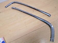 Orig 1965-66 Mustang Top Boot Molding Trim Chrome Convertible Pair-Nice Shape picture