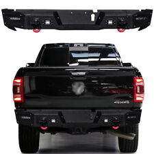 Vijay For 2019-2023 Ram 2500/3500 Steel Rear Bumper With  LED Lights & D-Ring picture