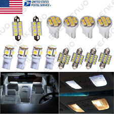 14Pcs LED Interior Package Kit For T10 31mm Map Dome License Plate Lights White picture