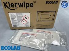 2 ECOLAB Klerwipe 70|30 IPA 100% Polyester Pouch Wipes Isopropyl alcohol 6600001 picture