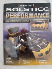 Pontiac Solstice Performance Manual picture