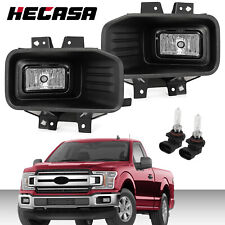 HECASA For Ford F-150 2018-2020 Pair Halogen Fog Lights Driving Lamps w/Bulbs picture
