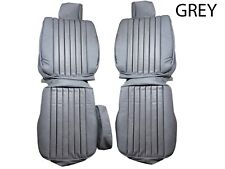 FITS Mercedes Benz R107 1980-85 380SL GREY Leather Seat Covers picture