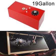 19 Gallon Aluminum Racing/Drift Fuel Cell Gas Tank W/ Cap +Level Sender Top Feed picture