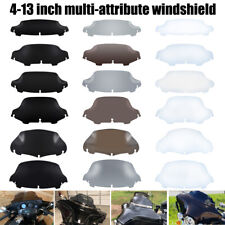Black/Smoke/Clear Wave Windshield Windscreen Fit For Harley Touring Street Glide picture