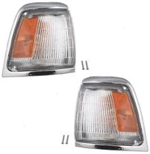 DEPO Front Chrome Corner Turn Signal Light Set For 1992-1995 Toyota 2WD Pickup picture