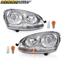 Left & Right Headlights Assembly Fit For 2005-2010 Volkswagen Jetta Sedan Wagon picture