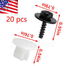 Engine Under Tray Metal Mounting Screws Nut Bolt Torx For Ford Focus Fiesta x 20 picture