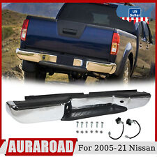 For 2005-2021 Nissan Frontier Truck Chrome Complete Rear Step Bumper Assembly  picture