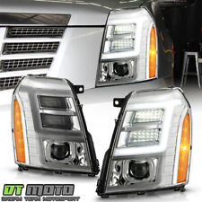 2007-2014 Cadillac Escalade HID/Xenon Model LED DRL Projector Headlights 07-14 picture