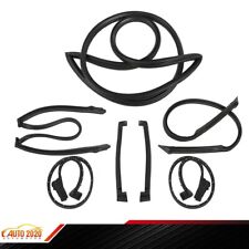 Fit For 84-89 Corvette C4 Rubber Full Weatherstrip Kit Weather Strip Seal Kit picture
